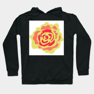 Abstract Christmas Flower Hoodie